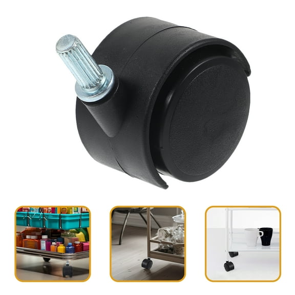 2pcs Cart Caster Wheels Cart Wheels Replacements Laundry Rack Caster Wheels For Clothes Hanger