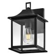 thumbnail image 2 of 81590BK Lark Nolan - 10W 1 LED Small Outdoor Wall Lantern-12 Inches Tall and 7.5 Inches Wide, 2 of 8