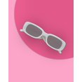 thumbnail image 3 of Gafas de Sol Fibye Bride Mármol Blanco con Logo Plateado para Mujeres, 3 of 7