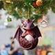 thumbnail image 1 of Decoraciones colgantes de drago plano de Navidad acrílico realista para niños y adultos, 1 of 9