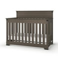 thumbnail image 4 of Child Craft Redmond 4-in-1 Convertible Crib, Rustic Iron Accents, 2 Mattress Heights, Dapper Gray, 4 of 9