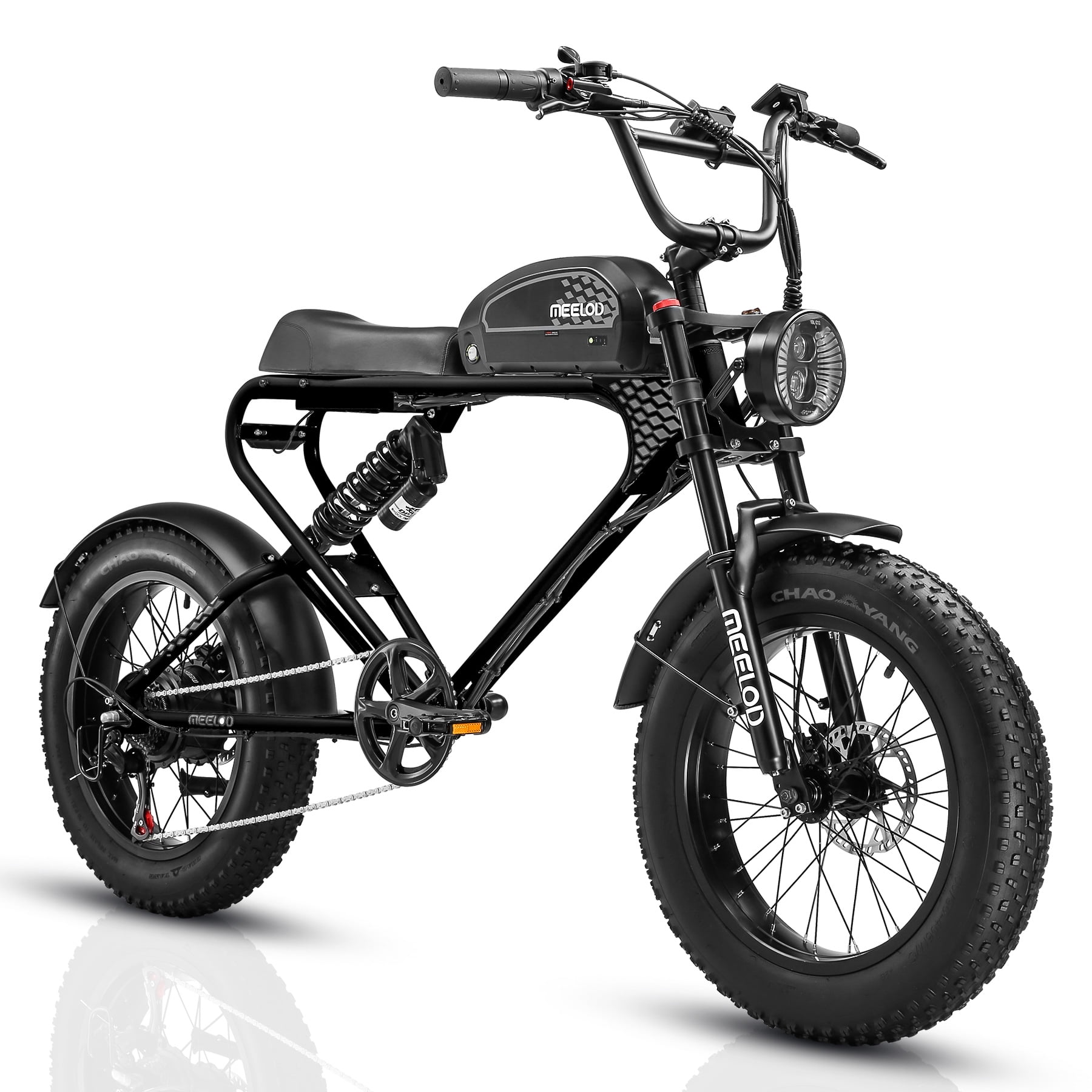 2000W Peak Power Electric Fat Tire Bike for Adults - 28MPH, 48V 18Ah (85 Miles Max), 26"x4" All-Terrain Ebike with Full Suspension & 11" Ultra-Comfort Seat - Conquer Snow, Sand & Trails