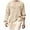 Khaki, variant on Krdevn Men's Knitted Long Sleeved Solid Color Sweater Round Neck Loose Top,S