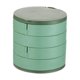 thumbnail image 2 of Organizador de joyas giratorio, soporte para pendientes, versátil caja de almacenamiento de joyas pequeña de 4 niveles para accesorios para el cabello, 2 of 9