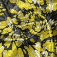 thumbnail image 7 of Ambesonne Orchid Valance & Curtain, Exotic Blossoms Jungle Yard, 55"x45", Black Mustard, 7 of 7