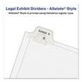 thumbnail image 4 of Preprinted Legal Exhibit Side Tab Index Dividers, Allstate Style, 10-Tab, 3, 11 X 8.5, White, 25/pack | Bundle of 10 Packs, 4 of 6