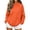 19# Orange, variant on Womens Mock Neck Sweatshirts Oversized Pullover Fall Outfits Fall Fashion Clothes 2026,Long Sleeve,Comfort Soft Fleece,Casual Travel Work Hiking Outfit Green XL