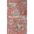 thumbnail image 3 of Vintage Floral Kantha Quilt, Pink Cotton Bedspread with White Stitched Pattern, Kantha Gudri ( King 108" x 108" ), 3 of 5