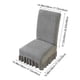 thumbnail image 3 of Funda para Silla de Punto Elástico, Protector para Silla de Comedor Engrosado, Cubre Asiento y Respaldo con Cintas, 58x45 cm / 22.83x17.72 pulgadas, Material de Pelusa para Hogar, Oficina, 3 of 6