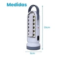 thumbnail image 2 of Lampara Portatil de 12 Leds Luz Blanca para Camping, Lampara Led de Mano Recargable a la Luz y Baterias 12v, 2 of 4