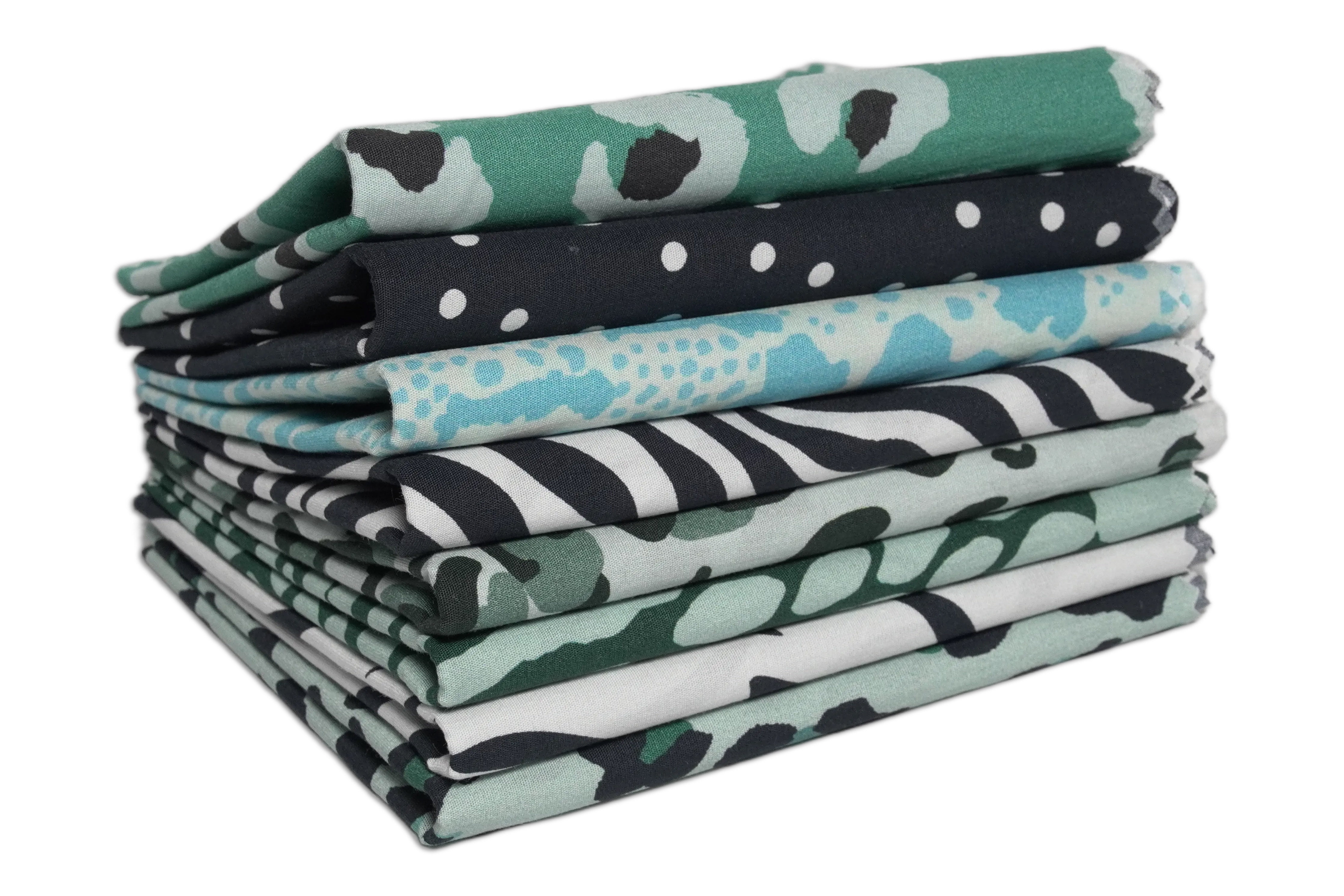 Soimoi 8 Pc Fat Quarter Bundle- Animal Skin Print 18"x 22" DIY Patchwork- 100% Cotton Pre-Cut Quilting Fabric