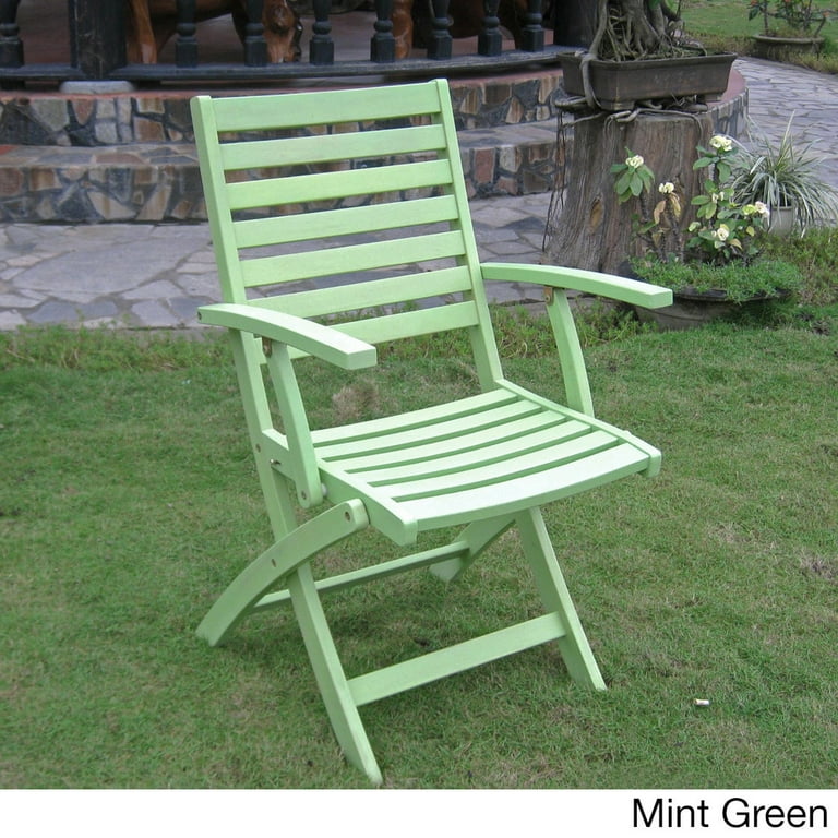 International Caravan Acacia Folding S/2 Ladder Back Armchair International Caravan Acacia Folding S/2 Ladder Back Armchair