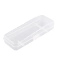 thumbnail image 2 of Ounissouiy Caja de almacenamiento de afeitadora universal para hombres Caja de asa Caja de plástico transparente completa Caja de afeitado de PP Almacenamiento y organización del hogar, 2 of 6