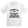 thumbnail image 3 of Inktastic Officially the World's Greatest Big Brother Youth T-Shirt, 3 of 5