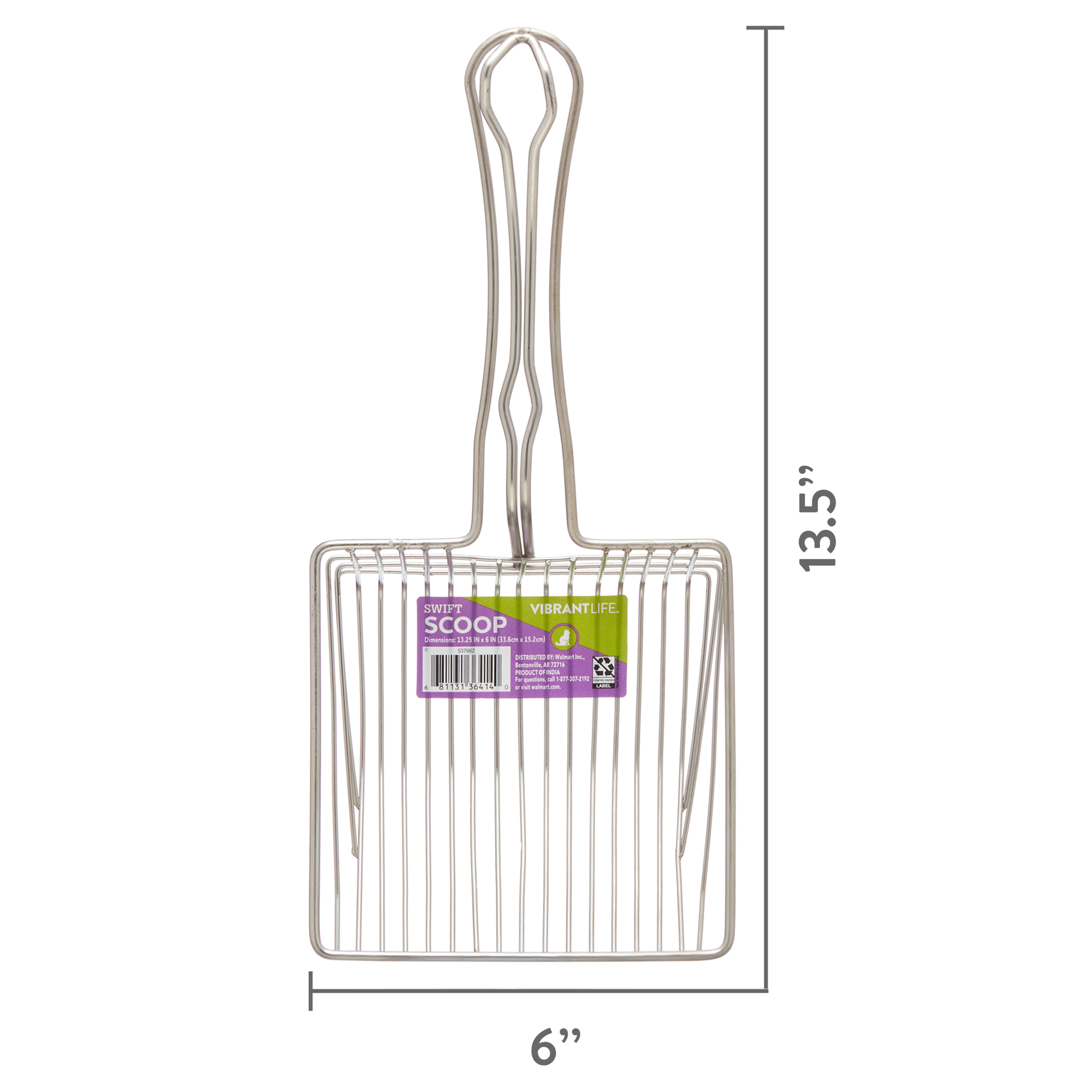 Vibrant Life Stainless Steel Cat Litter Scoop photo 4
