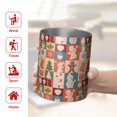 thumbnail image 5 of 12oz Coffee Tumblers Multicolor Christmas Icon Pattern Stainless Steel Vacuum Insulated Travel Tumbler Coffee Cups Mug with Lid and Straw with Cleaning Brush for Cold & Hot Drinks, 5 of 5