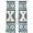 bronze, variant on Gray Boho Sheer Curtains 96 Inch Length 2 Panels Set, Southwestern Ethnic Aztec Retro Geometric Voile Window Treatment Semi Sheer Long Curtains Drapes for Bedroom/Living Room/Kitchen 52"x96"x2