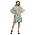 thumbnail image 3 of Moomaya Printed Bikini Coverup Caftan Dress Kaftan Dresses For Women Plus Size, 3 of 6