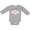 AC-Heather Grey, variant on Inktastic Las Vegas Stays at Papa's Boys or Girls Long Sleeve Baby Bodysuit