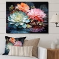 thumbnail image 1 of Designart Toile Murale Traditionnelle Multicolore, art Mural de Succulentes, Réflexion sur la Beauté des Succulentes, Déco Murale de Succulentes, 20x12 Pouces, 1 of 5