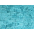 thumbnail image 1 of Ahgly Company Machine Washable Indoor Rectangle Transitional Dark Turquoise Green Area Rugs, 2' x 5', 1 of 7