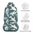 thumbnail image 5 of Vsdgher Beautiful Whales Automotive Seat Covers for Cars Trucks and SUVs – Car Seat Covers for Truck Seat Protectors Set of 2, 5 of 7