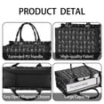 thumbnail image 4 of Large Capacity Tote Bag,Black Halloween Dancing Skeleton Pattern Handbag Fashion Luxury Tote Bag,15.7"x13"x 5.1" Inches,Laptop Compatible, 4 of 6