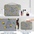 thumbnail image 3 of Multifunctional portable storage bag Oxford cosmetic bag large capacity can be hung - gray, 3 of 5