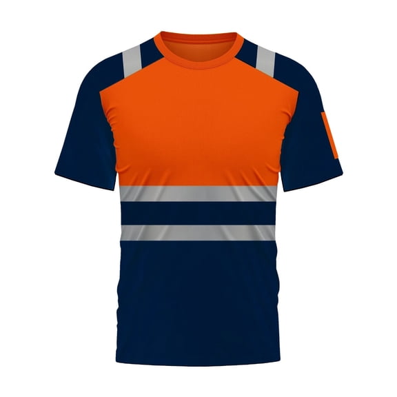 SOFTCCLO Boys Tshirts Short Sleeve Crewneck Graphic Tees Color Block Print Casual Comfy Workwear Style Kids T Shirts Size 3-4Y