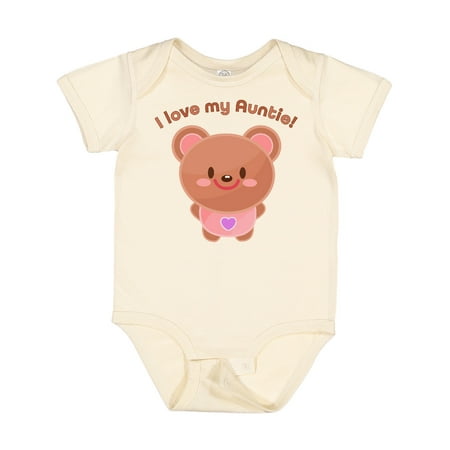 

Inktastic I Love My Auntie- Cute Baby Bear Boys or Girls Baby Bodysuit