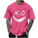 thumbnail image 1 of Camisetas de Cuello de la Tripulación de los Hombres de Poliéster Impreso en Seco Rápido, Cuello Redondo de Corte 3D para Gimnasio, Carrera, Ciclismo Y Ocasional, 1 of 4