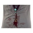 thumbnail image 2 of ETERNAL CHILD Women's Grey Printed Tee W/ Attached Necklace Sz S NEW, 2 of 3