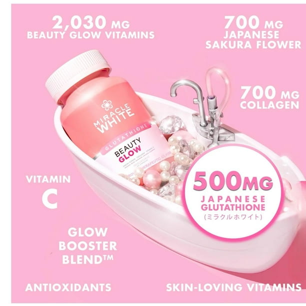 glutathione para blanquear Píldoras naturales para blanquear la piel cápsulas de colágeno L-glutati main image 0