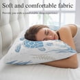 thumbnail image 5 of Coastal Trutle Throw Pillow Covers, Nautical Summer Beach Ocean Coral Soft Breathable Pillow Cases with Invisible Zipper for Sleeping, Standard Pillowcases for Couch Bed Sofa Chair 20x26 Inches, 5 of 9