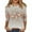 #012-Khaki, variant on 3/4 Sleeve Shirts for Women Summer Summer Ethnic Floral Slim Cute Summer Tops for Women Sexy Crewneck Slim Fit Half Sleeve Tshirts Shirts for Women Graphic Vintage Spring Blouses and Tops