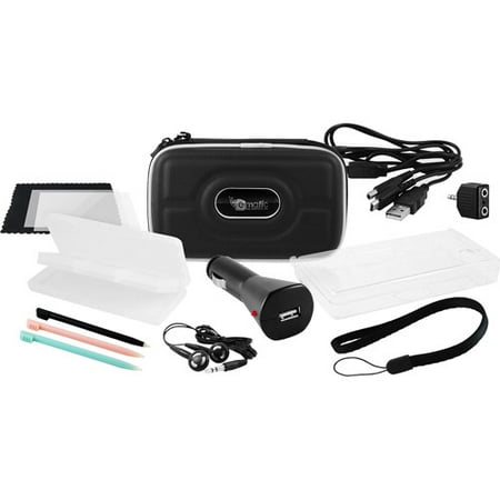 EMATIC EA401DSI Nintendo 18-in-1 Accessory Kit (Black) - Refurbished