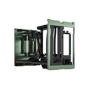 Fractal Design Terra Jade Mini-ITX SFF PC Case with PCIe 4.0 Riser, Anodized Aluminum and Walnut