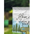 thumbnail image 2 of Printtoo White Home Is Where We Park It Class C Motorhome 12.5x18 Inches Double SidedFlagsDouble Sided CampFlagCampsiteFlagPersonalized Camping Flags, 2 of 4