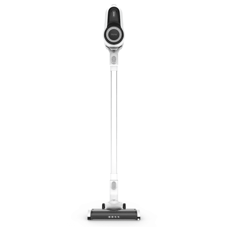 24V White Cordless Stick Vacuum w/ Extra Battery & Stand 3in1 Bundle