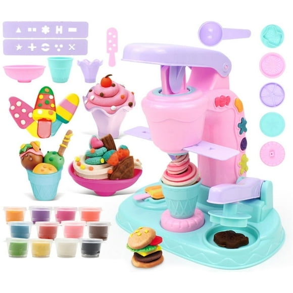 Machine à Nouilles Cochon pour Enfants, Pâte Colorée, Ensembles de Pâte à Modeler, Ensembles de Pâte à Modeler, Ensemble d'Outils de Moules en Pâte à Modeler et Pâte à Modeler pour Enfants B