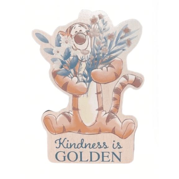 Disney Parks Winnie the Pooh Tigger Kindness is GOLDEN Magnet New with Tag