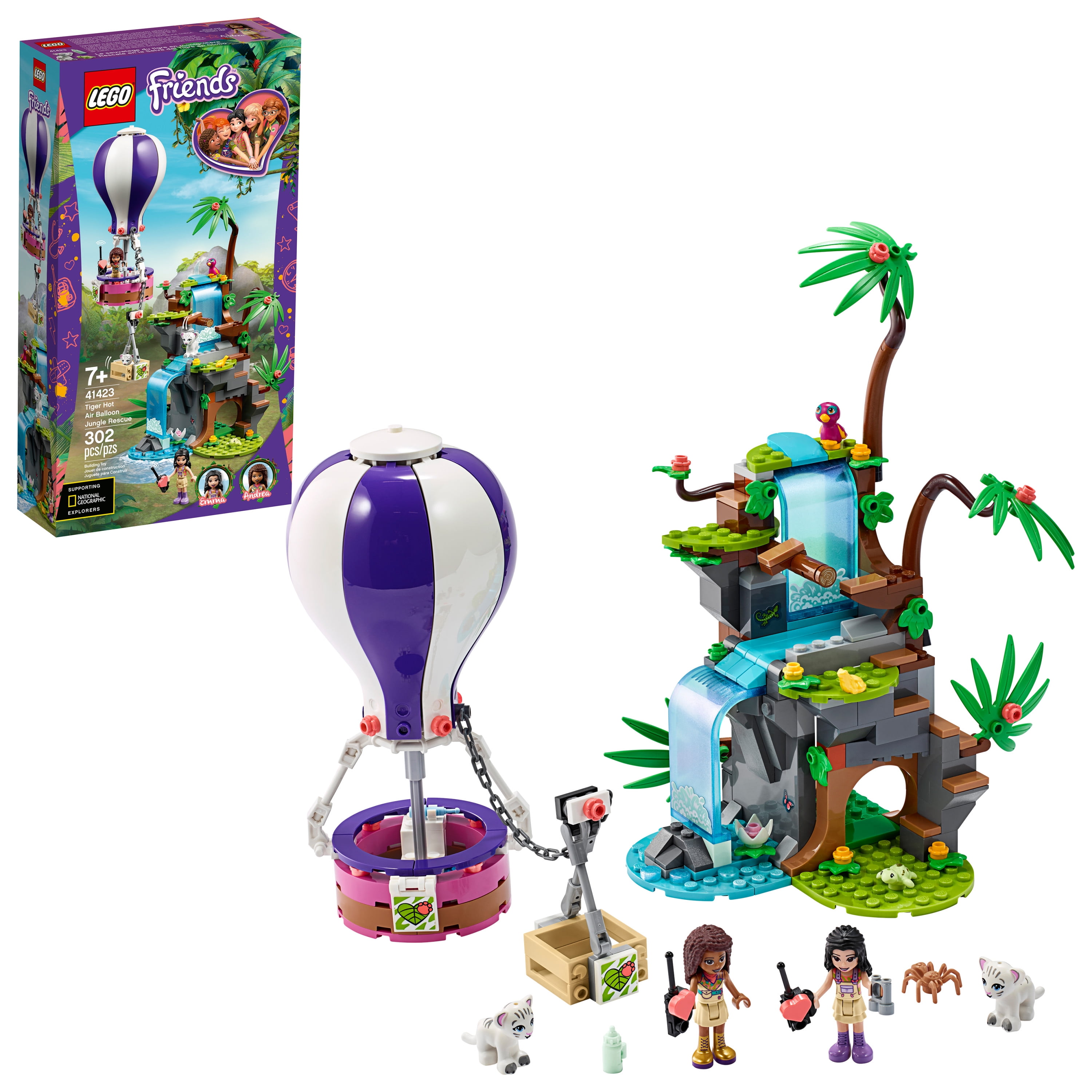 265 Pieces LEGO Friends Panda Jungle Tree House 41422 Building Toy; Includes 3 Panda LEGO Minifigures for KidsWho Love Wildlife Animals and LEGO Friends Mia and Olivia New 2020