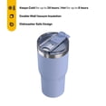 thumbnail image 2 of RTIC 30 oz Ceramic Lined Insulated Essential Tumbler, Leak-Resistant Lid, Periwinkle, 2 of 7