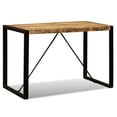 thumbnail image 2 of vidaXL Dining Table Solid Rough Mango Wood 47.2", 2 of 12