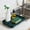 Green, variant on Double Layer Drainage Tray for Kitchen, QQZ Food Grade Plastic Drying Mat with Water Storage Base, Multipurpose Countertop Organizer for Cups Utensils Fruits Vegetables