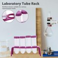 thumbnail image 2 of Miangastore 1 Set Test Tube Rack with Tubes for Scientific Experiments Multi-Functional 4-Hole Tube Rack for Lab Marked Graduated Tubes for Laboratory, 2 of 9
