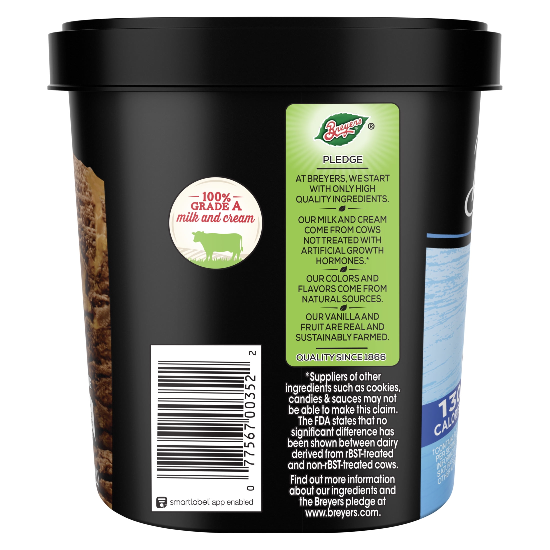 Breyers CarbSmart Chocolate Peanut Butter Ice Cream Frozen Desserts, 1.5 Qt