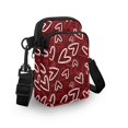 thumbnail image 3 of HELLHERO 4.33"x1.97"x7.09" Women Shoulder Bag, Men, Women with Stylish Two-Tone Wolf Pattern Design, 3 of 7