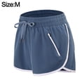 thumbnail image 2 of Pantalones de chándal para mujer, pantalones cortos para correr, pantalones de salón, ajuste holgado, cintura con cordón y bolsillos laterales, 2 of 6