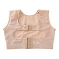 thumbnail image 2 of khonts,Women's Pull up Front Hook Closure Shapewear Retraction Accessory Mastoid Chest Corest Support Humpback Correction External Vest Tops Beige3 XXL, 2 of 9